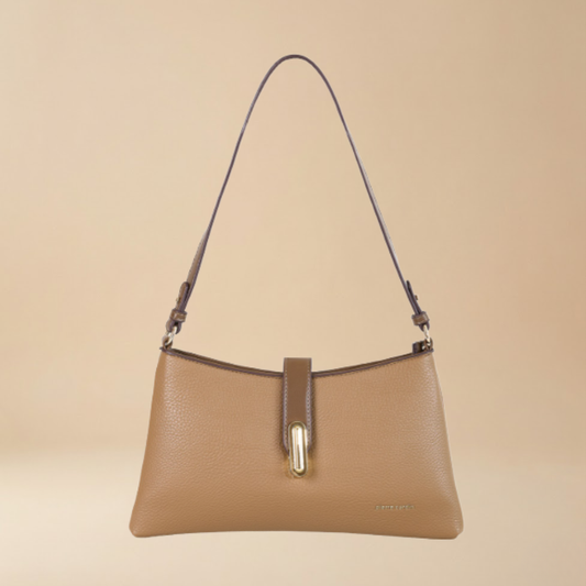 Pierre Cardin “Silhouette” Slim Eco-Leather Shoulder Bag
