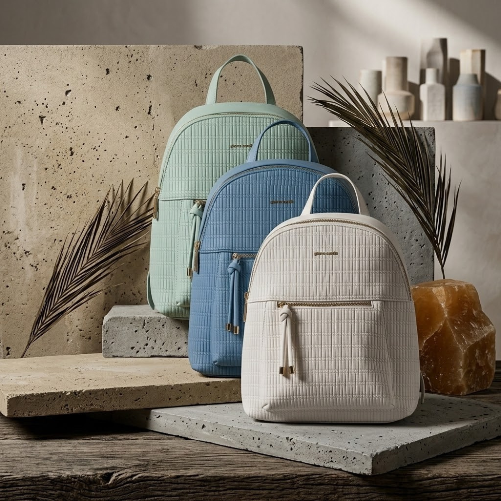 Pierre Cardin “Essenza Urbana” Eco-Leather Backpack