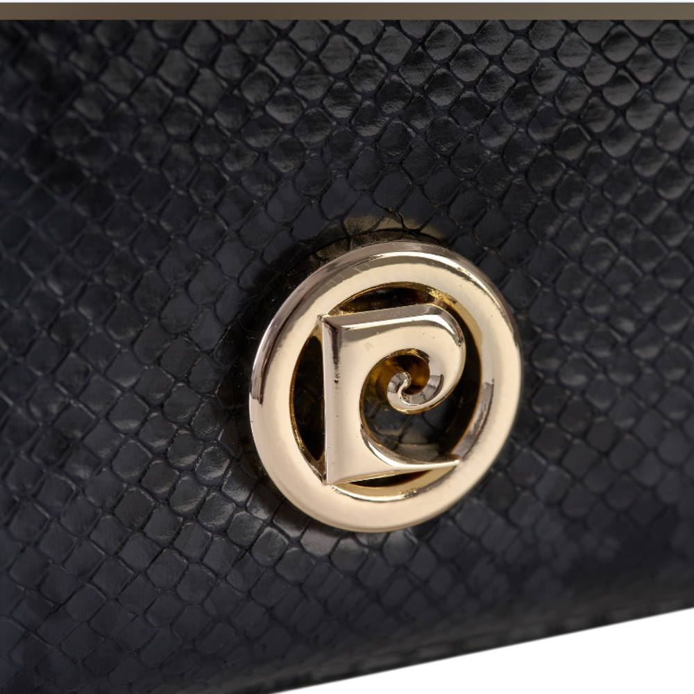 Pierre Cardin “Selva” Python-Effect Backpack