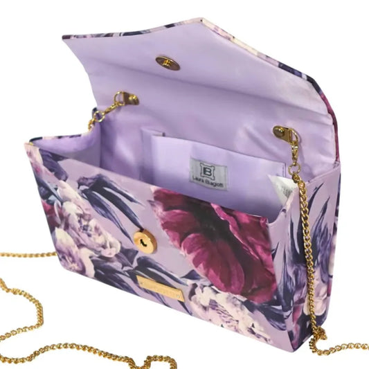 Laura Biagiotti “Fiori Notturni” Clutch Bag