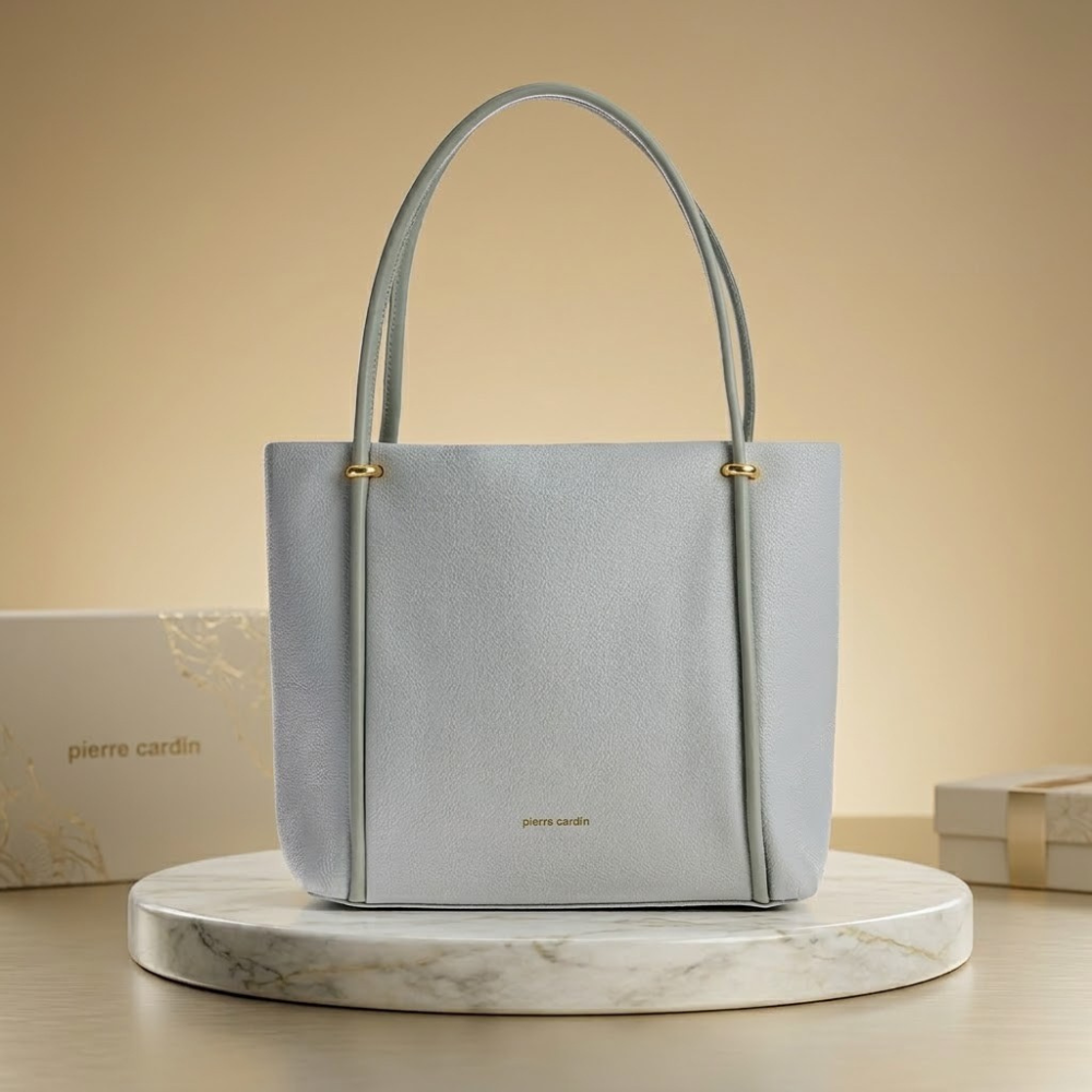Pierre Cardin “Linea Pura” Eco-Leather Shoulder Bag