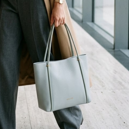 Pierre Cardin “Linea Pura” Eco-Leather Shoulder Bag