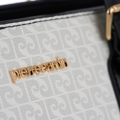 Pierre Cardin “Monogramma Classica” Logo Shoulder Bag