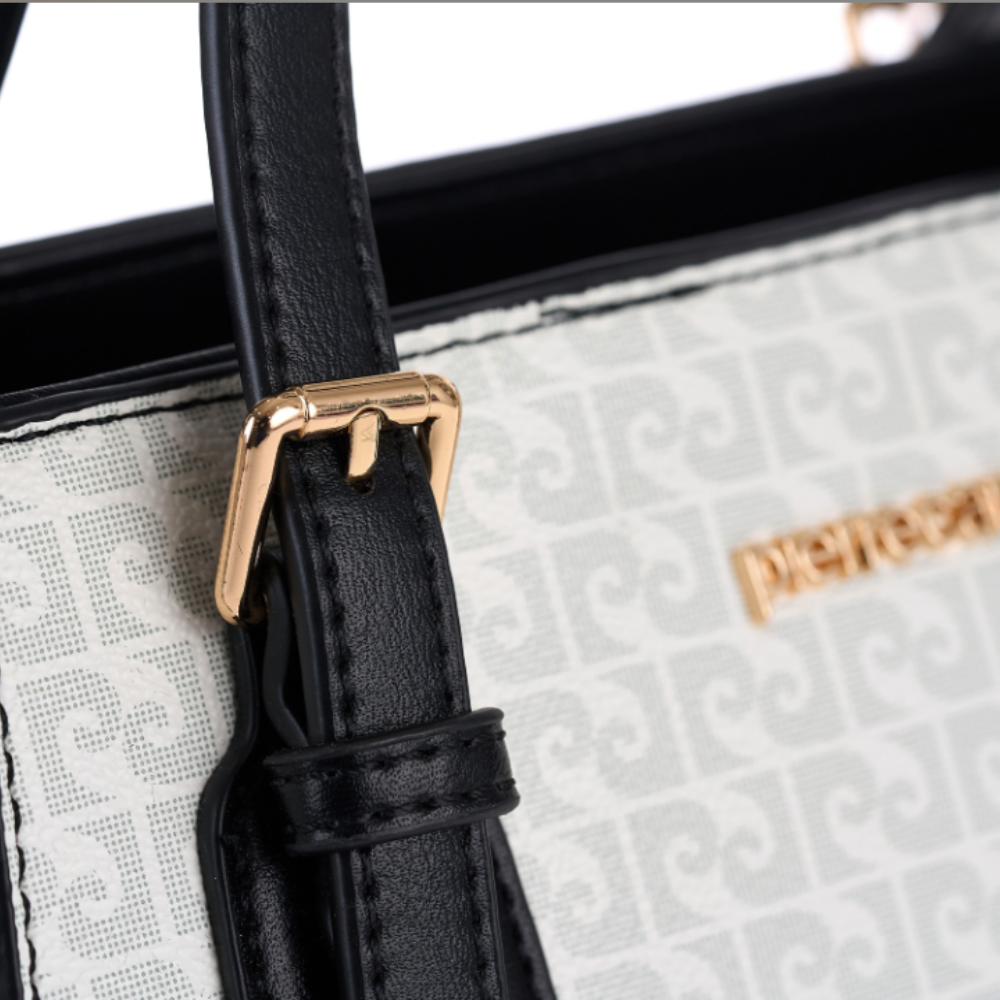 Pierre Cardin “Monogramma Classica” Logo Shoulder Bag