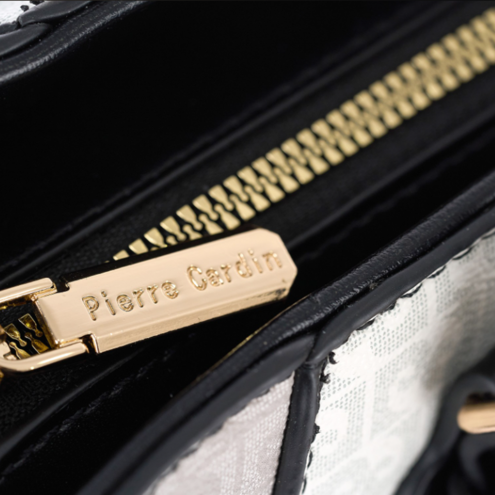 Pierre Cardin “Monogramma Classica” Logo Shoulder Bag
