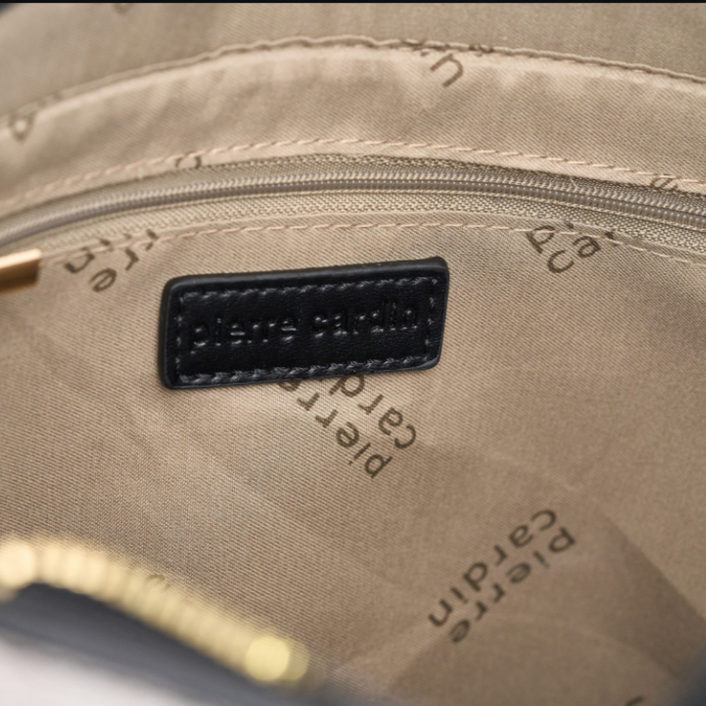 Pierre Cardin “Monogramma Classica” Logo Shoulder Bag