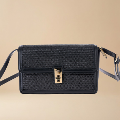 Pierre Cardin “Riviera Intreccio” Straw Shoulder Bag