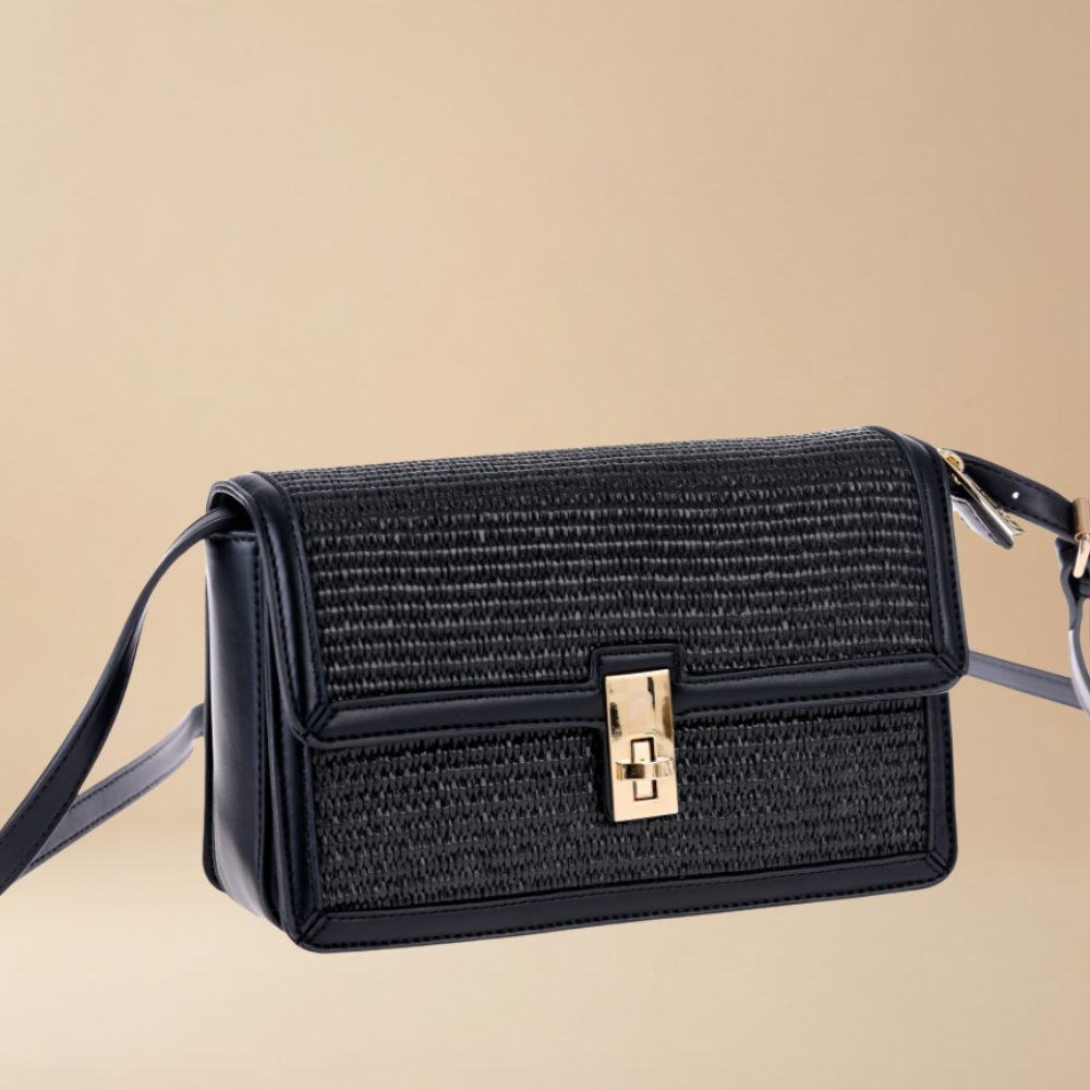Pierre Cardin “Riviera Intreccio” Straw Shoulder Bag