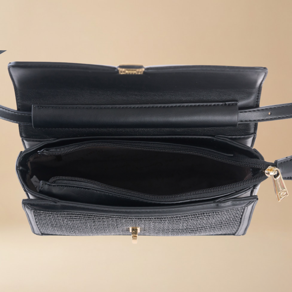 Pierre Cardin “Riviera Intreccio” Straw Shoulder Bag