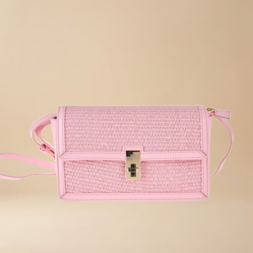 Pierre Cardin “Riviera Intreccio” Straw Shoulder Bag