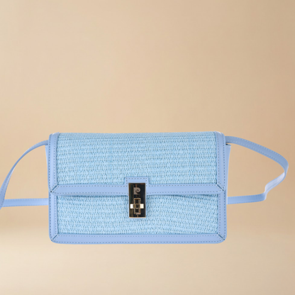 Pierre Cardin “Riviera Intreccio” Straw Shoulder Bag