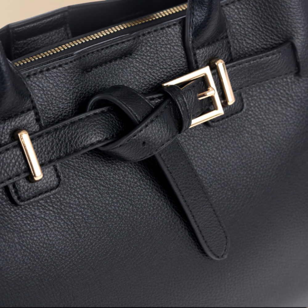 Pierre Cardin “Elegante” Eco-Leather Handbag in White