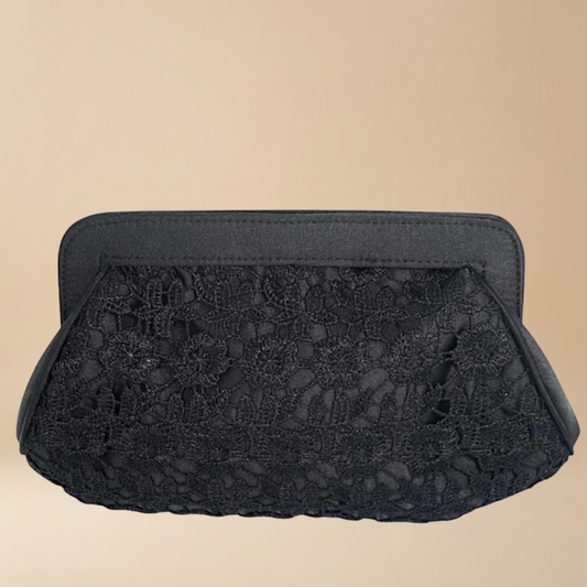 Romeo Gigli “Ricamo” Lace Clutch Bag