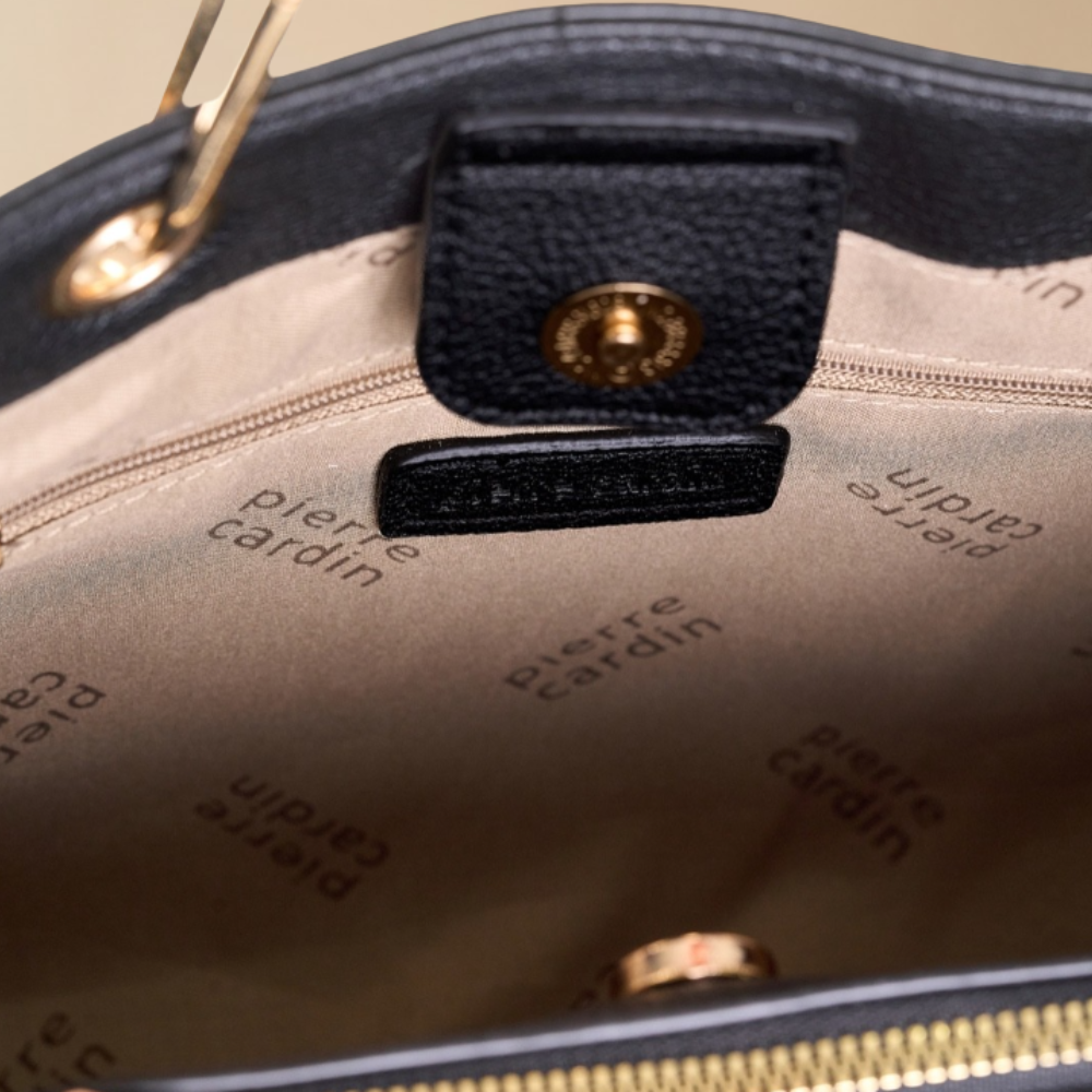 Pierre Cardin “Valenza” Eco-Leather Shoulder Bag