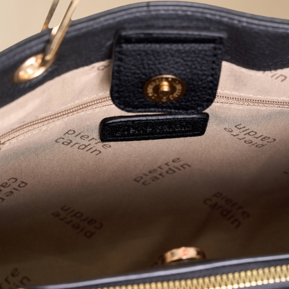 Pierre Cardin “Valenza” Eco-Leather Shoulder Bag