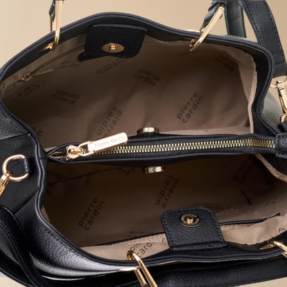 Pierre Cardin “Valenza” Eco-Leather Shoulder Bag