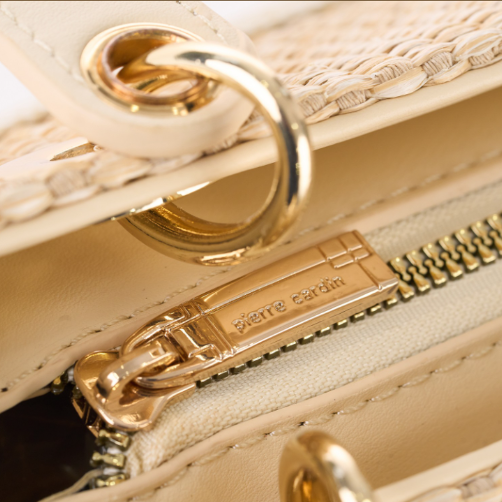 Pierre Cardin “Paglia Mini Classica” Straw Handbag
