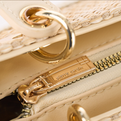 Pierre Cardin “Paglia Mini Classica” Straw Handbag