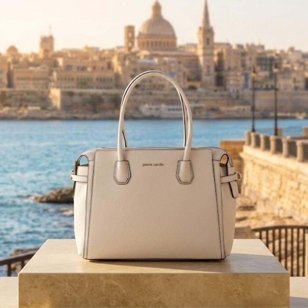 Pierre Cardin “Forma Tripla” Eco-Leather Handbag