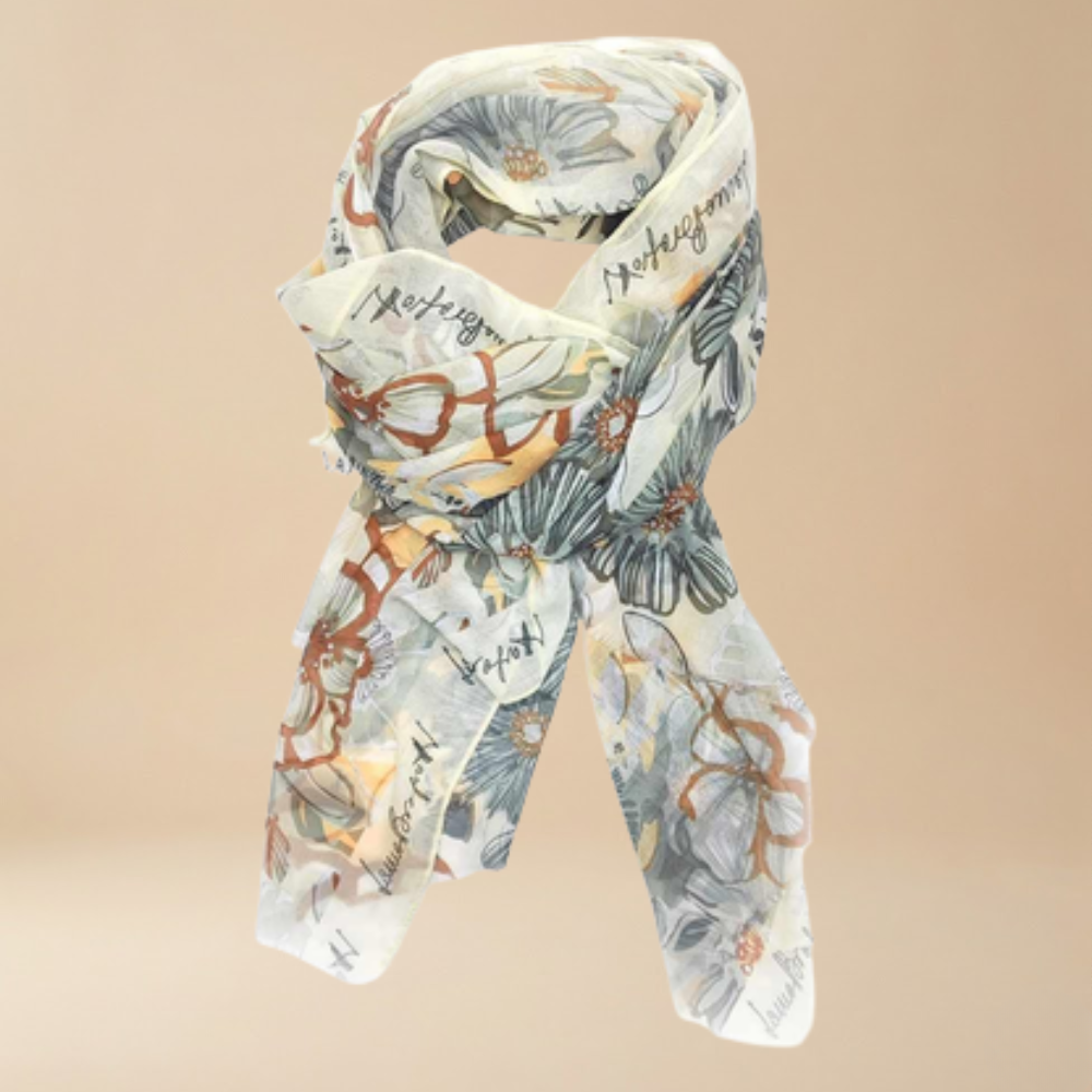 Laura Biagiotti “Fiore Voile” Scarf