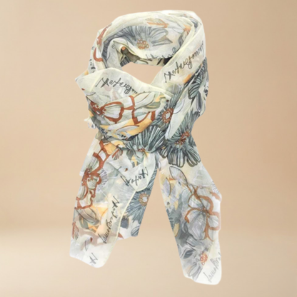 Laura Biagiotti “Fiore Voile” Scarf