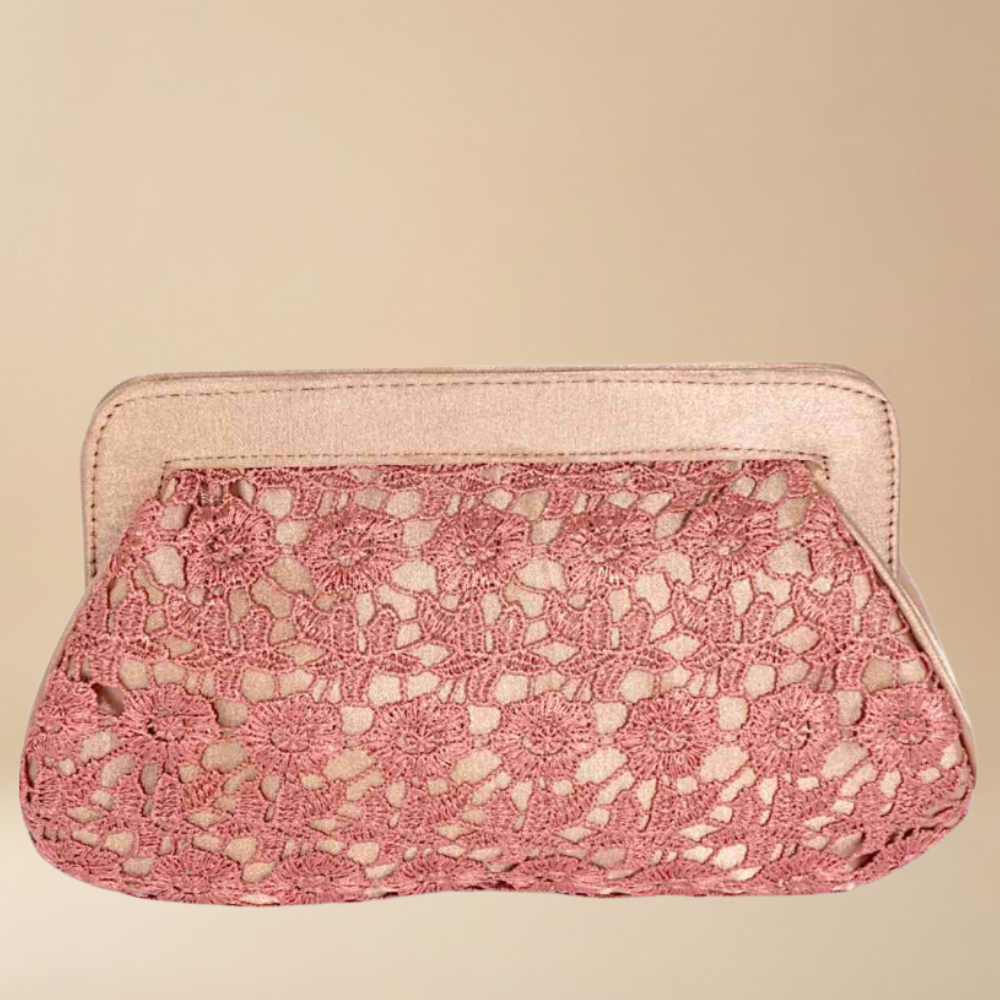 Romeo Gigli “Ricamo” Lace Clutch Bag
