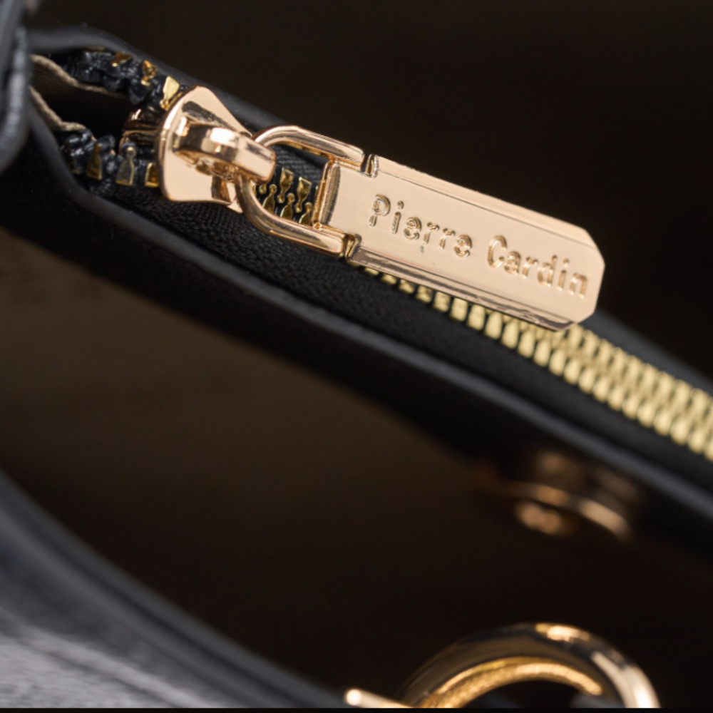 Pierre Cardin “Linea Tripla” Eco-Leather Handbag