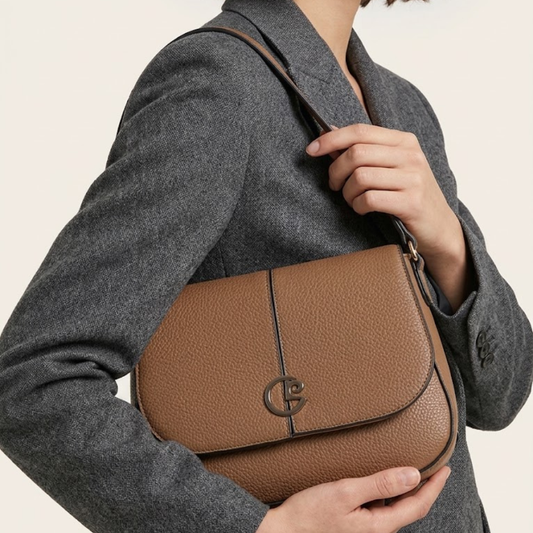 Pierre Cardin “Amélie” Eco-Leather Shoulder Bag