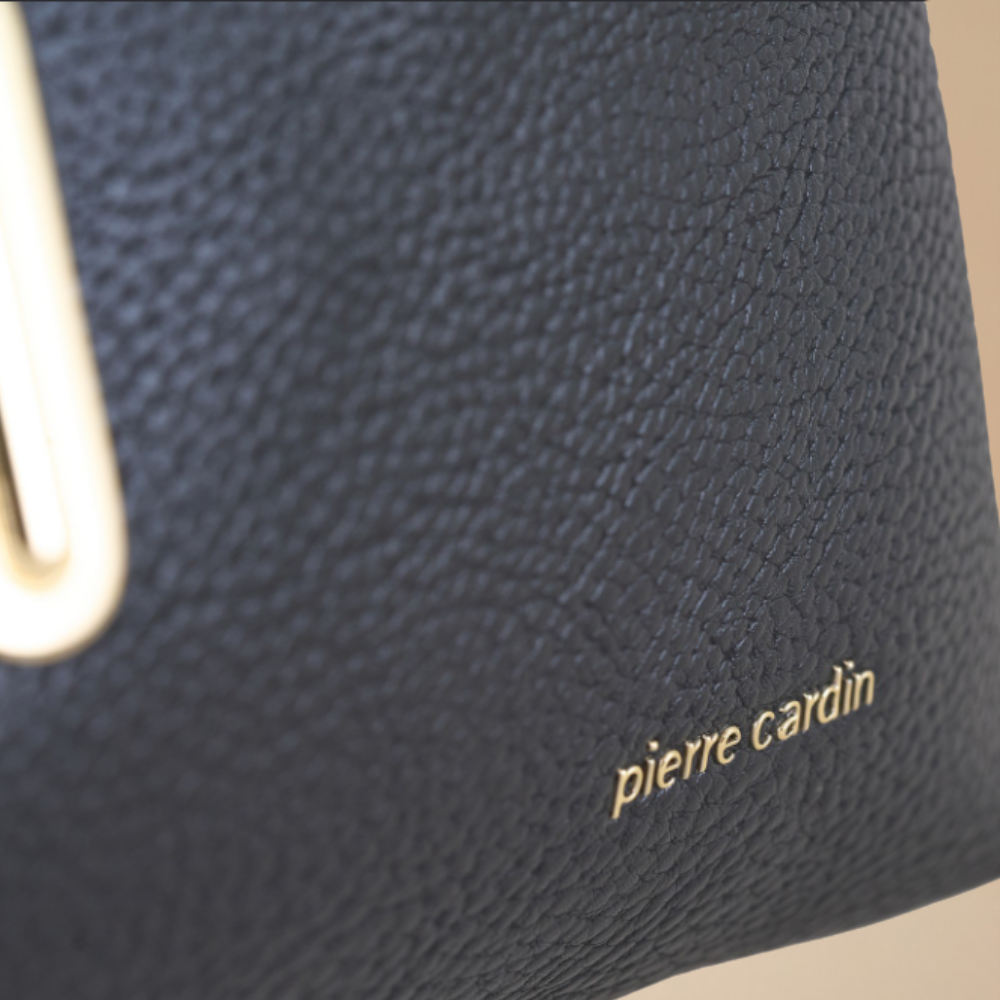 Pierre Cardin “Silhouette” Slim Eco-Leather Shoulder Bag