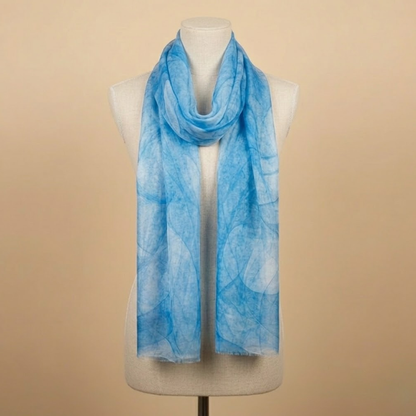 “Cerchi Moderni” Viscose Scarf