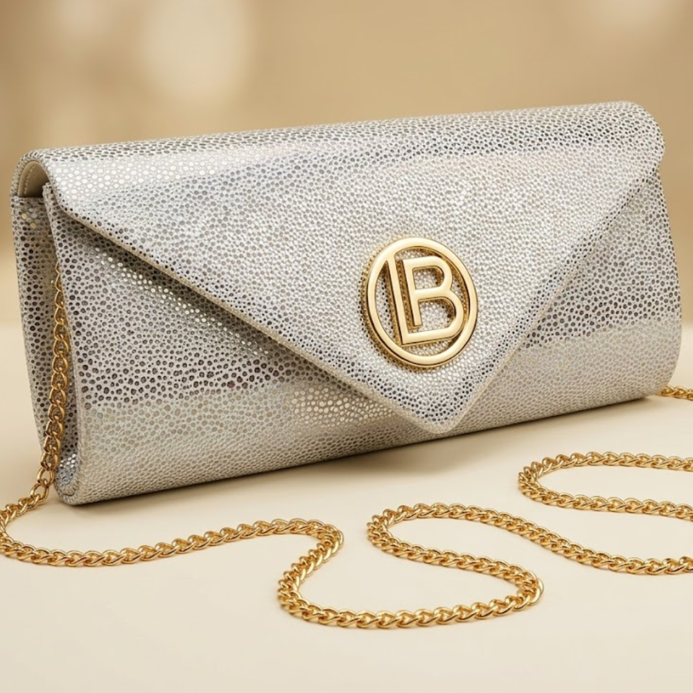 Laura Biagiotti “Emblema” Evening Clutch