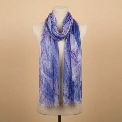 “Cerchi Moderni” Viscose Scarf