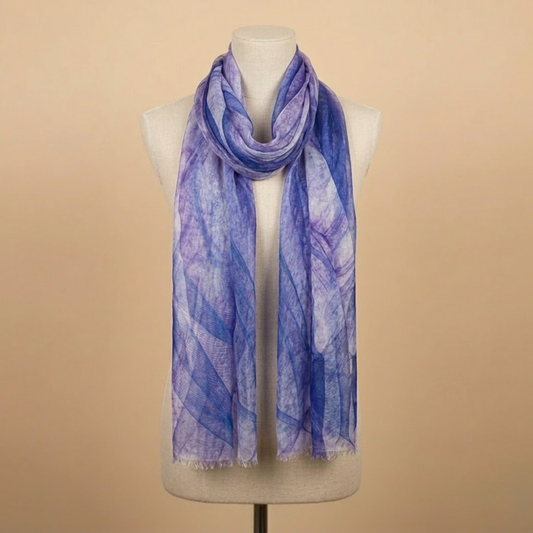 “Cerchi Moderni” Viscose Scarf