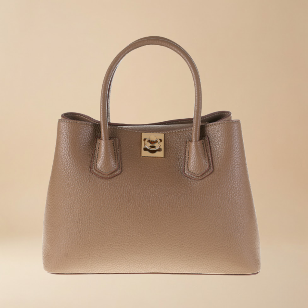 Pierre Cardin “Marcella” Structured Eco-Leather Shoulder Bag