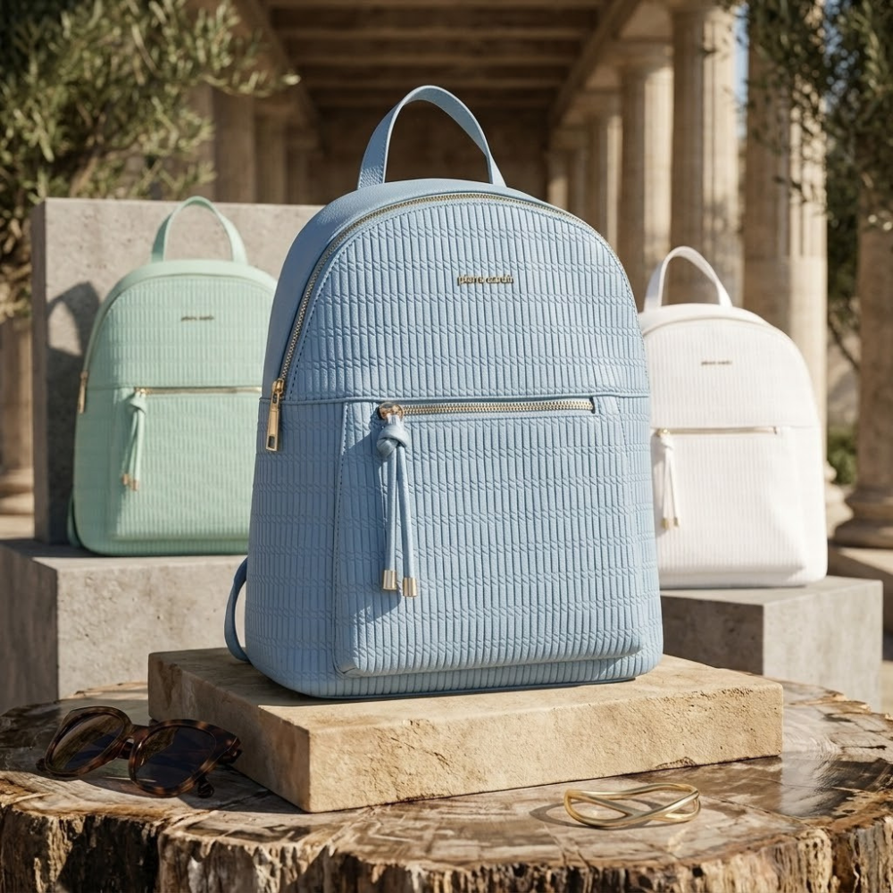 Pierre Cardin “Essenza Urbana” Eco-Leather Backpack