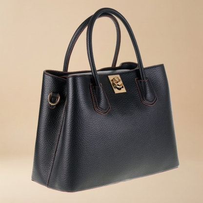 Pierre Cardin “Marcella” Structured Eco-Leather Shoulder Bag
