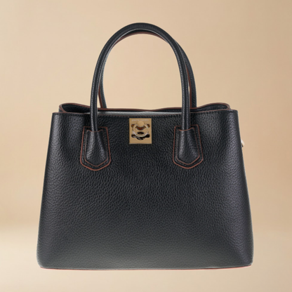 Pierre Cardin “Marcella” Structured Eco-Leather Shoulder Bag