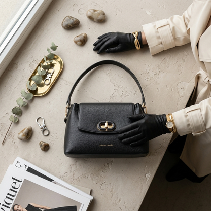 Pierre Cardin “Bellaria” Eco-Leather Shoulder Bag