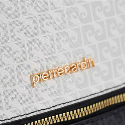 Pierre Cardin “Cielo Monogramma” Eco-Leather Backpack