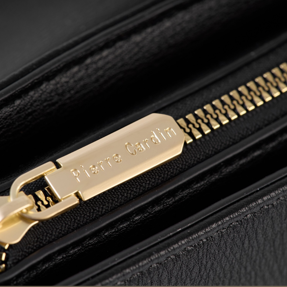 Pierre Cardin “Mira” Pebbled Crossbody Bag