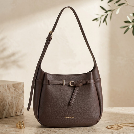 Pierre Cardin “Sofia” Eco-Leather Shoulder Bag
