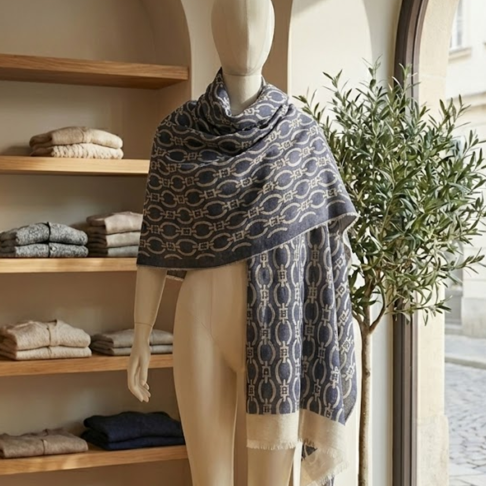 Laura Biagiotti Chain Elegance Scarf