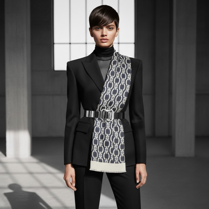 Laura Biagiotti Chain Elegance Scarf