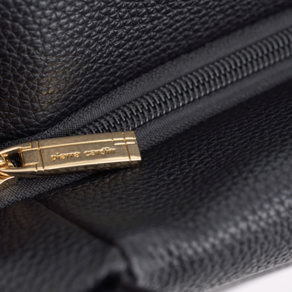 Pierre Cardin “Linea Pura” Eco-Leather Shoulder Bag