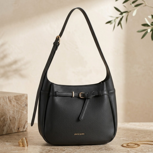 Pierre Cardin “Sofia” Eco-Leather Shoulder Bag