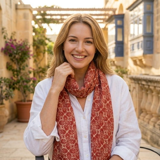 The Amelie Cotton Scarf