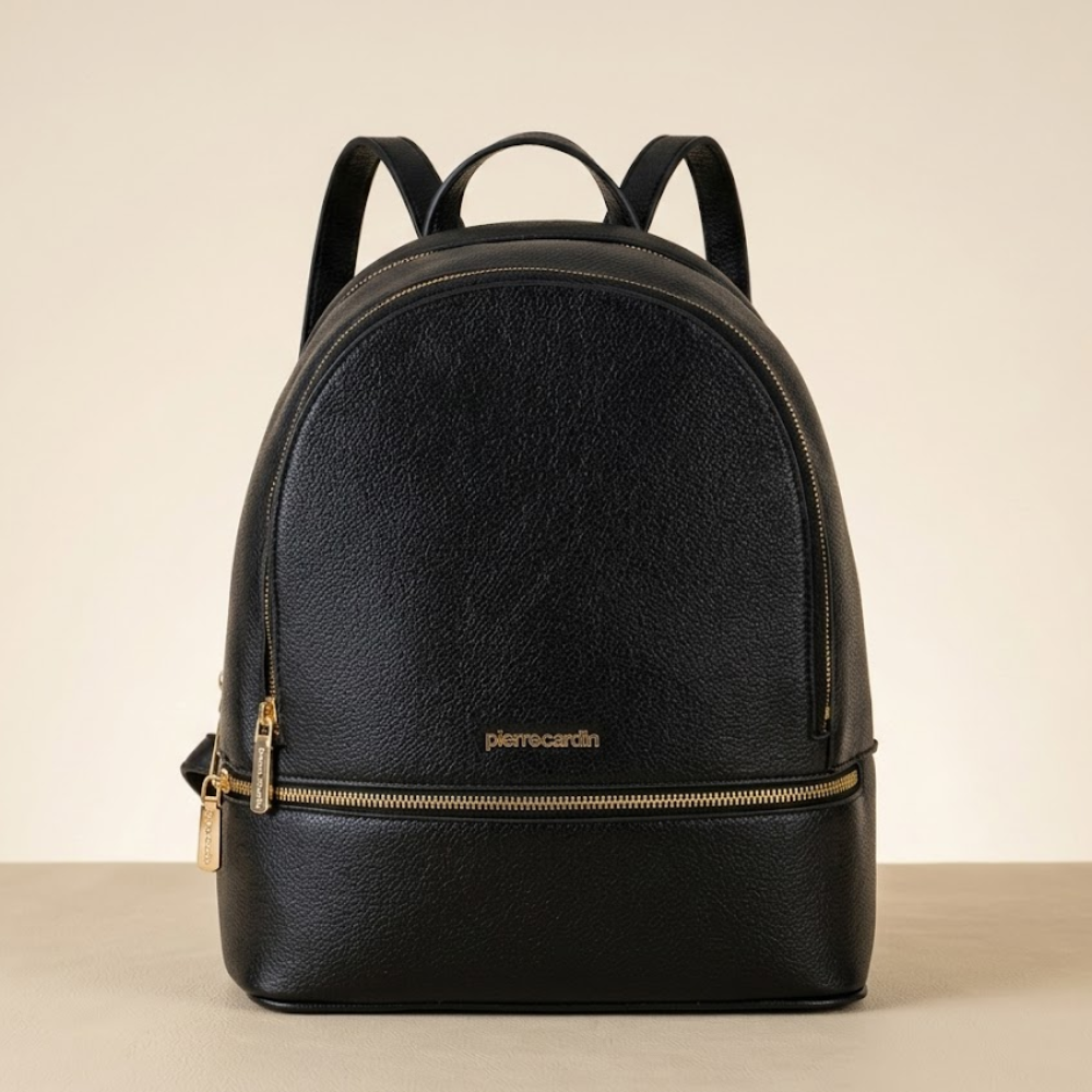 Pierre Cardin “Aurea Forma” Eco-Leather Backpack