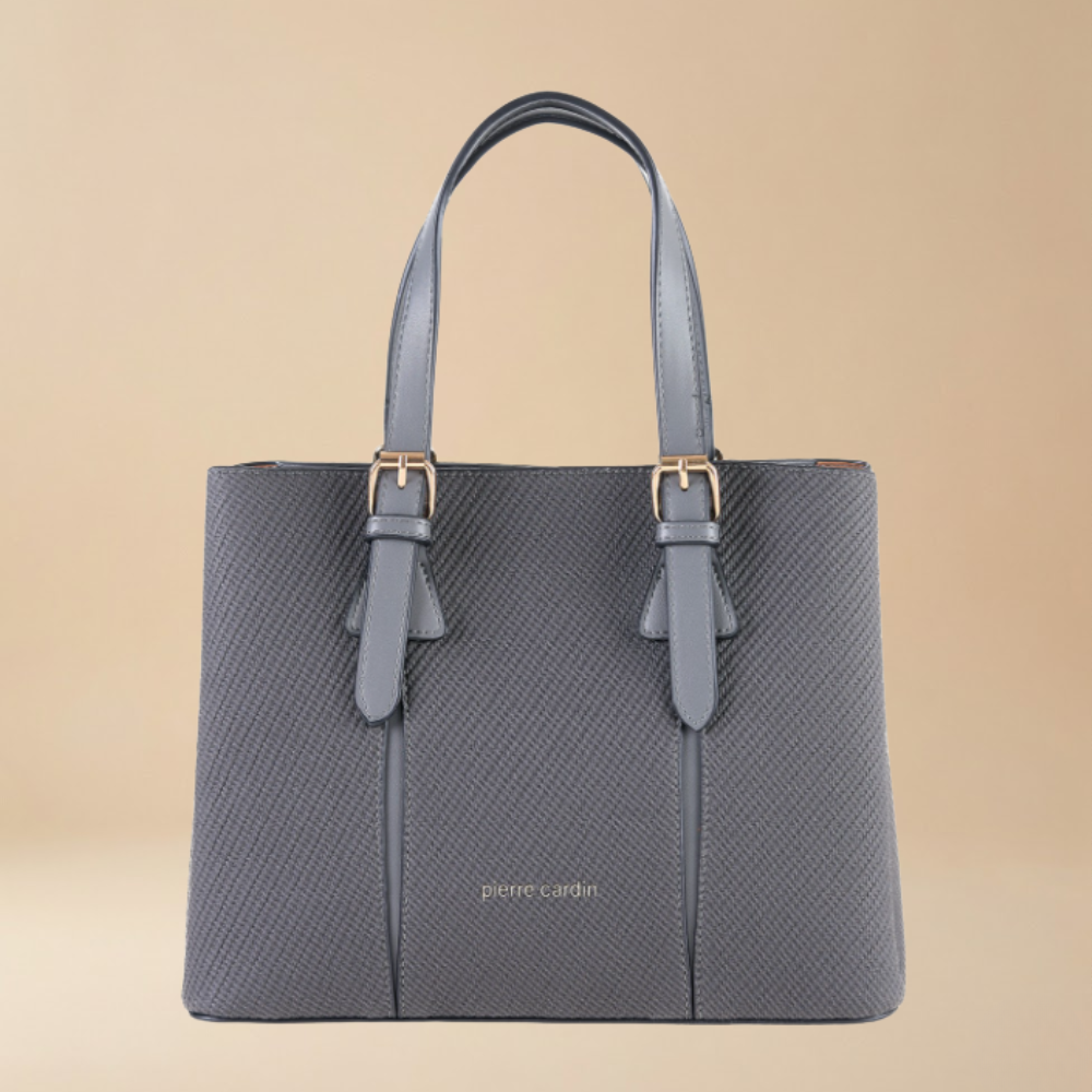 Pierre Cardin “Linea Nova” Mixed-Material Shoulder Bag