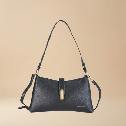Pierre Cardin “Silhouette” Slim Eco-Leather Shoulder Bag