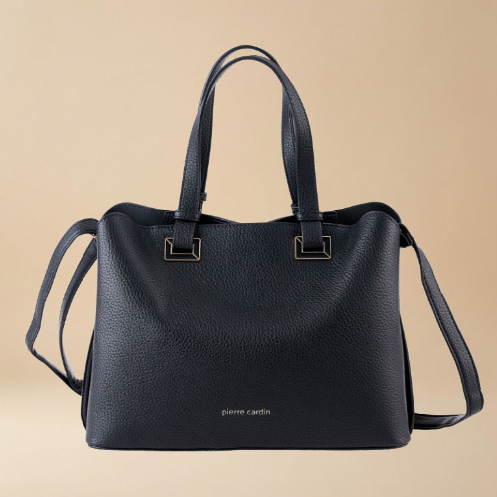 Pierre Cardin “Eleganza Aurea” Eco-Leather Handbag